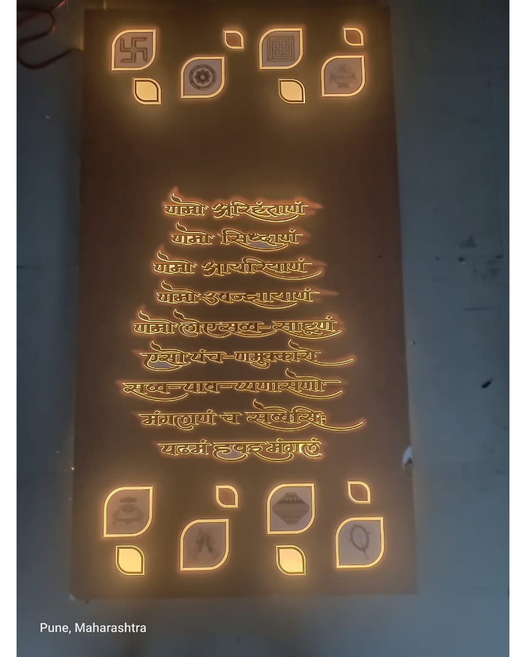 Riddhi Siddhi Art Creations - LED Temple Interior Tirthankara Darshan Mural